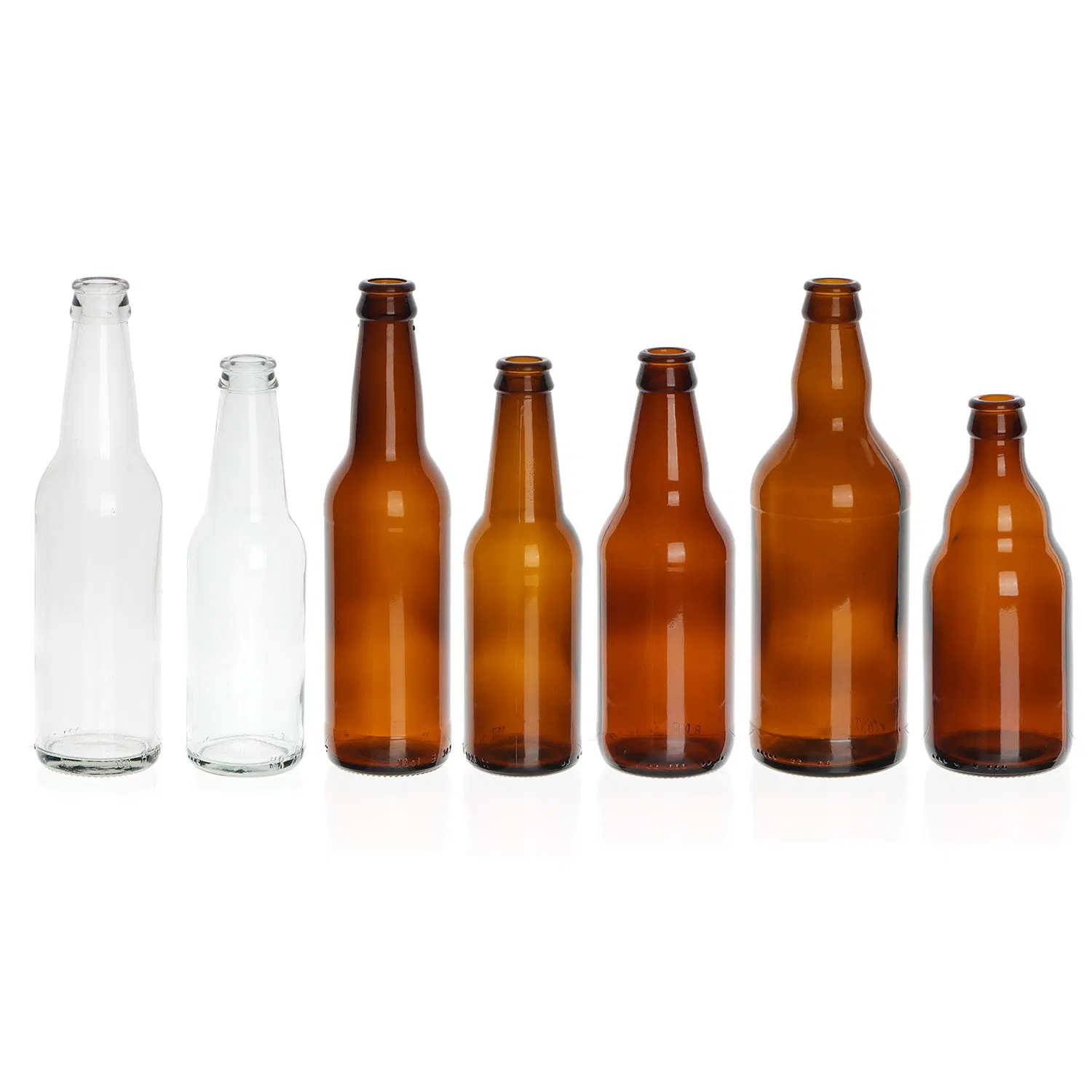 Factory Price 550ml 650ml Empty Transparent Blue for Party Celebration Use Glass Beer Bottle