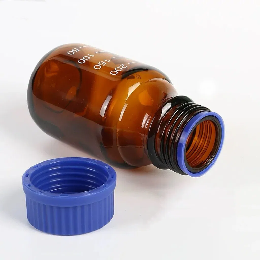 Lab Consumables Food Grade Essential Oil Bottle Amber Pipette Thickened Glass Dropper Bottle