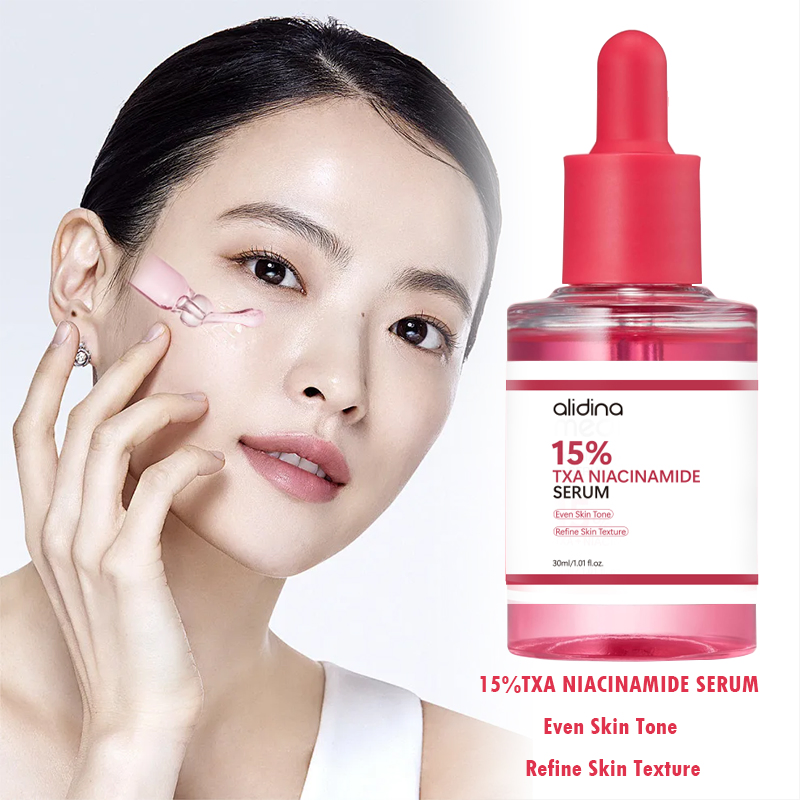 OEM 10% Niacinamide with 5% Txa Facial Serum for Glass Skin Care Clarifying Radiant Complexion Natural Color Niacinamide Serum