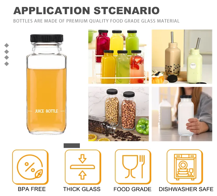 Custom Logo Juice Bottle