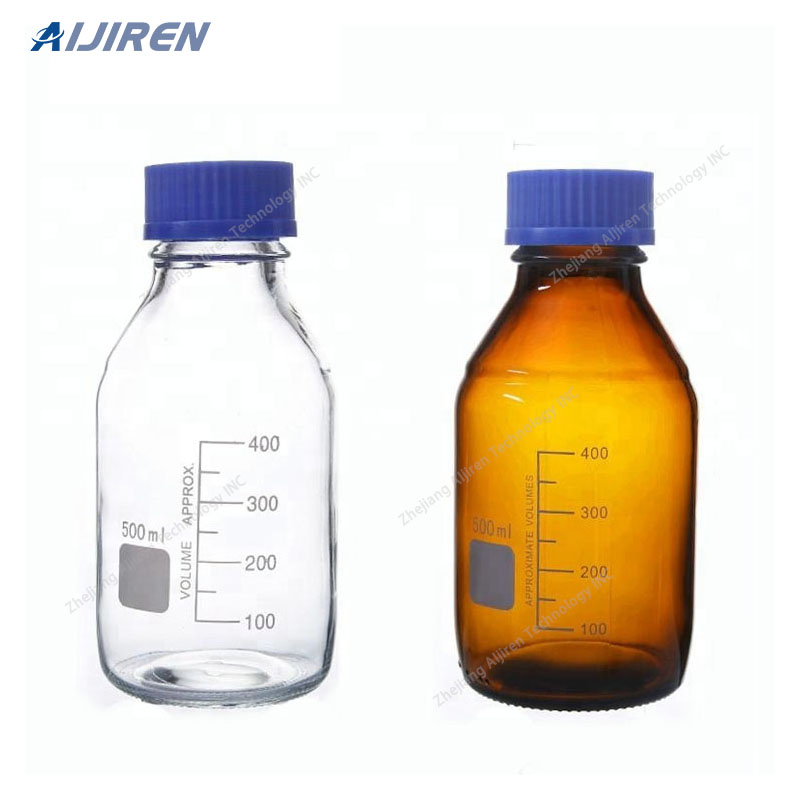 China Aijiren 1000ml Gl45 Blue Cap Glass Reagent Bottle Supplier