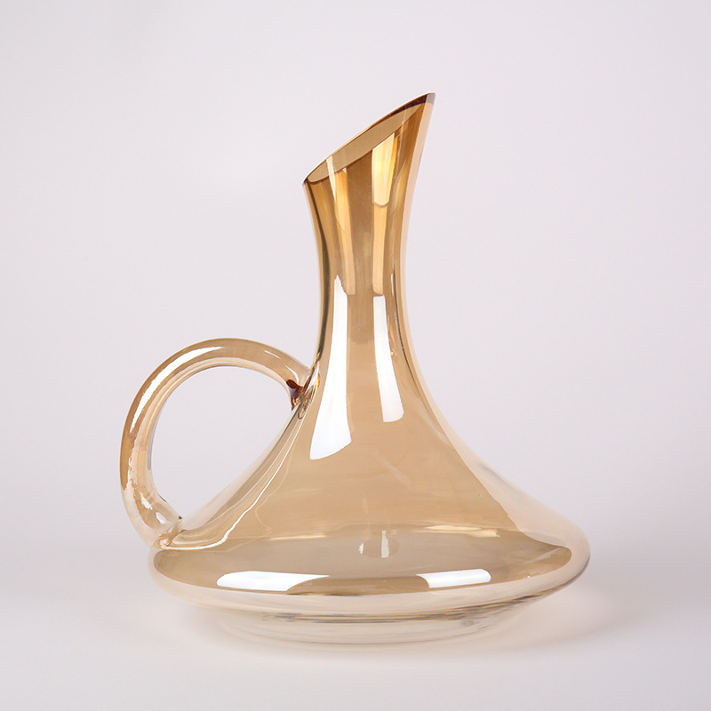 Wholesale Luxury 1000ml Crystal Glass Rotating Red Wine