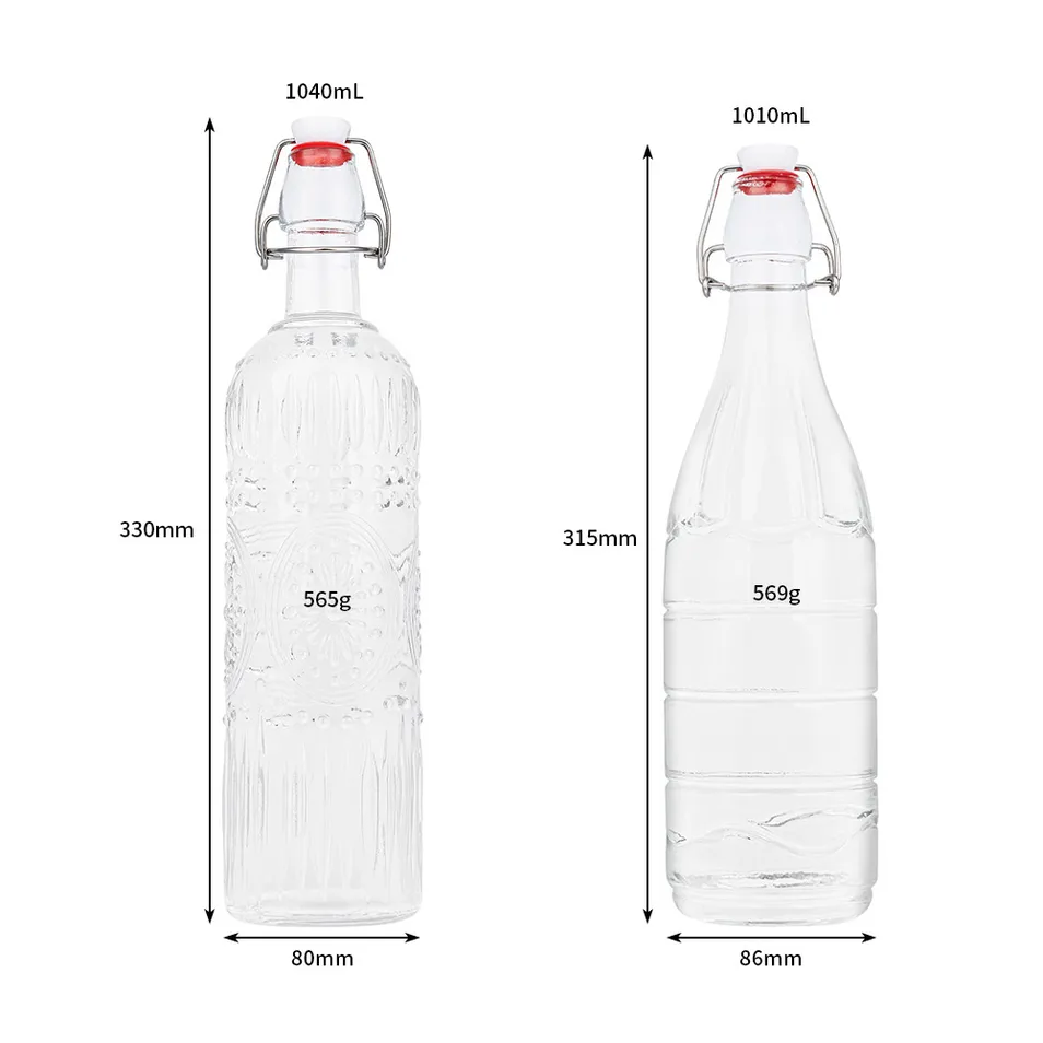 Glass Swing Top Bottle