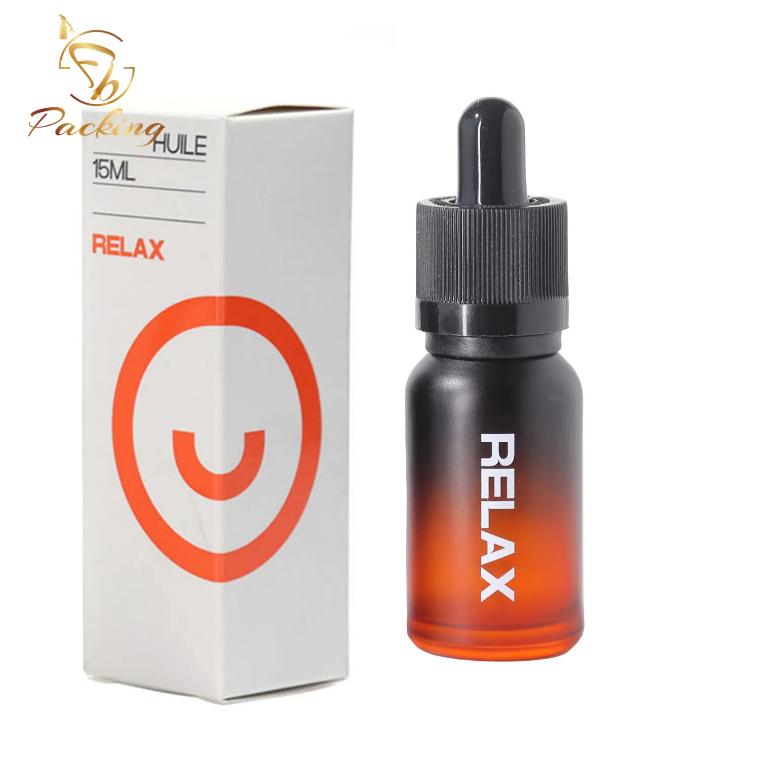 Custom Colored High Quality 15 Ml Dropper Bottles and Packaging with Logo Printing