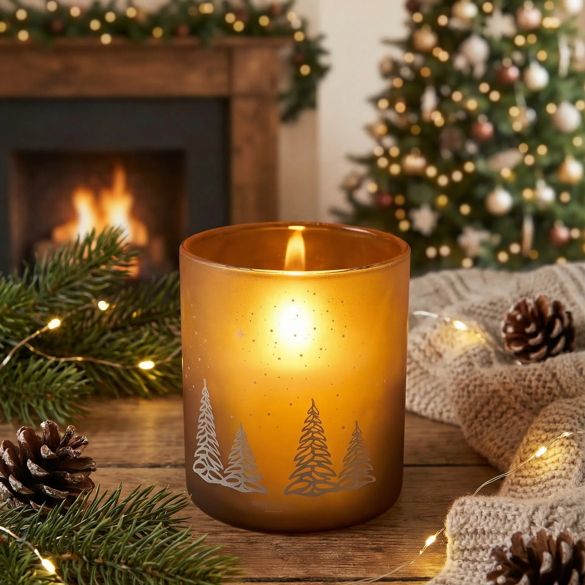 Clear Glass Candle Jar 1