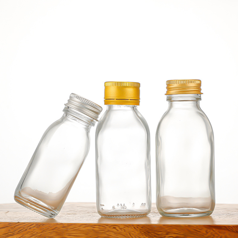 Transparent Glass Bottles for Oral Liquids Chemical Reagents Enzymes and Dispensing Medicines 30ml 60ml 90ml Are Available in Stock.
