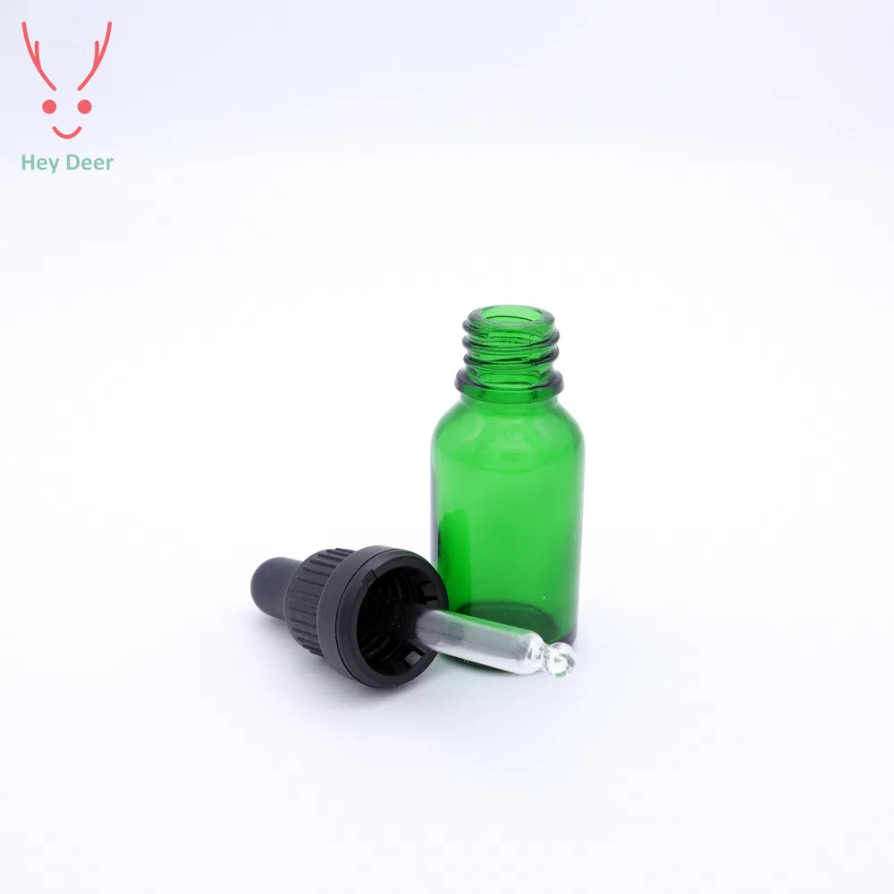 Reusable Small Wholesale Amber Essential Oil Glass Dropper Bottle