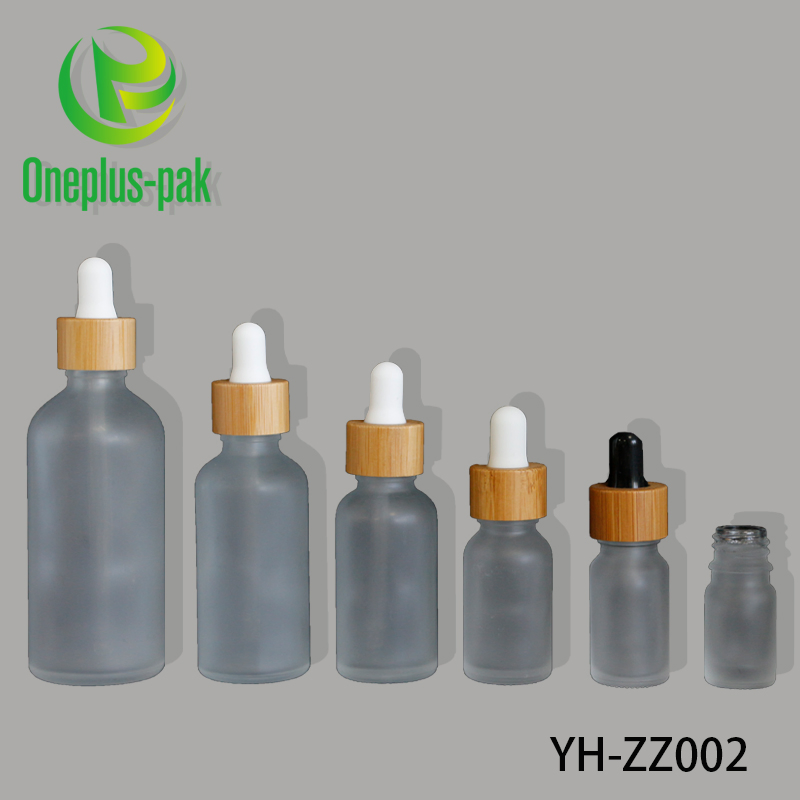 15ml 30ml 60ml 80ml 100ml 120ml Glass Dropper Bottle with Bamboo Closure