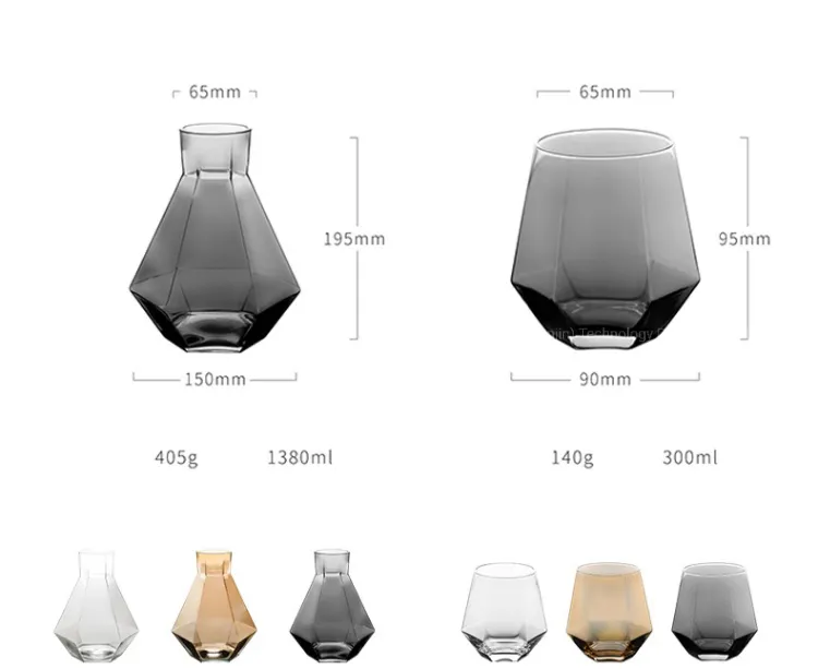 Glass Pitcher Dimensions