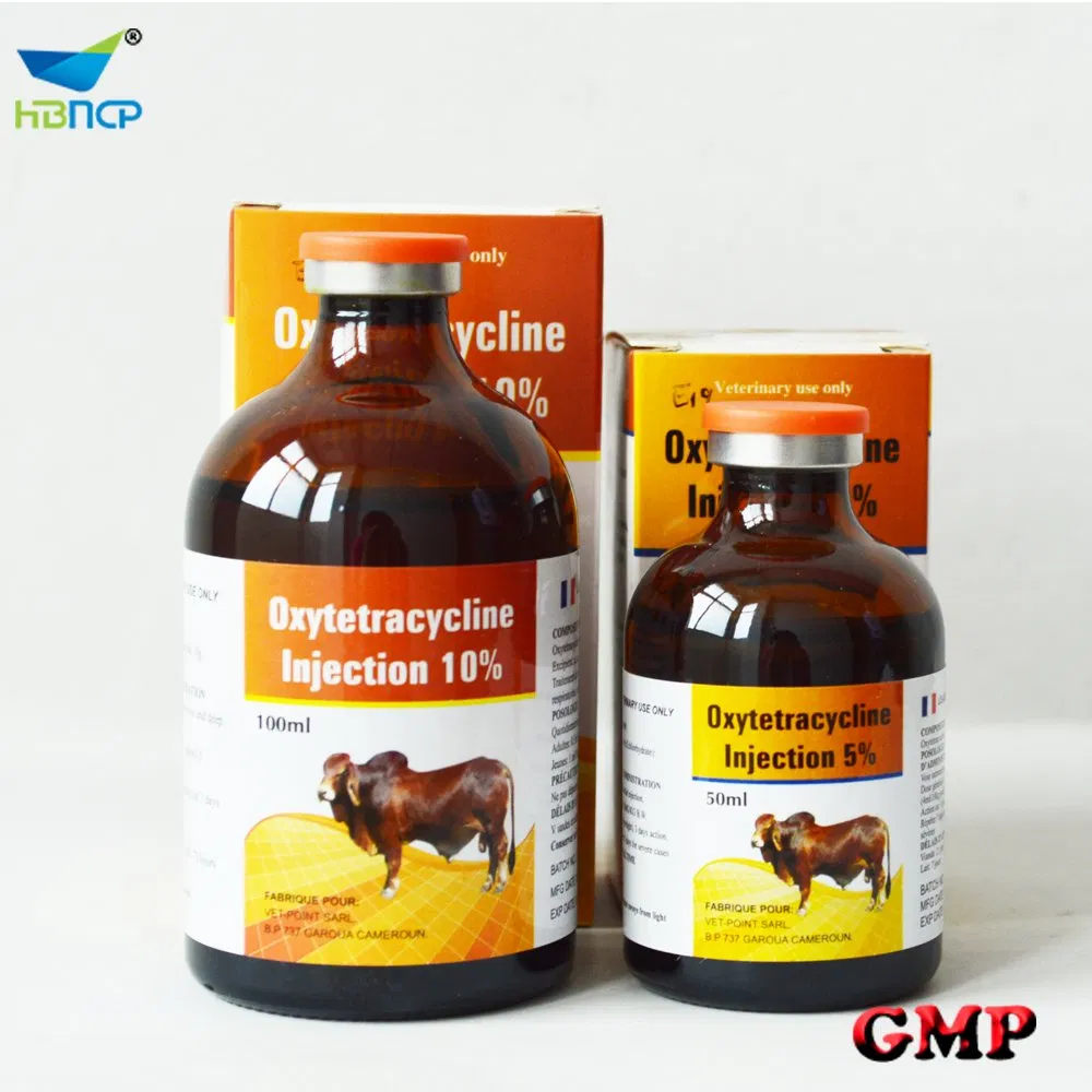 Veterinary Medicine Oxytetracycline Injection 5%, 10%, 20%, 30%