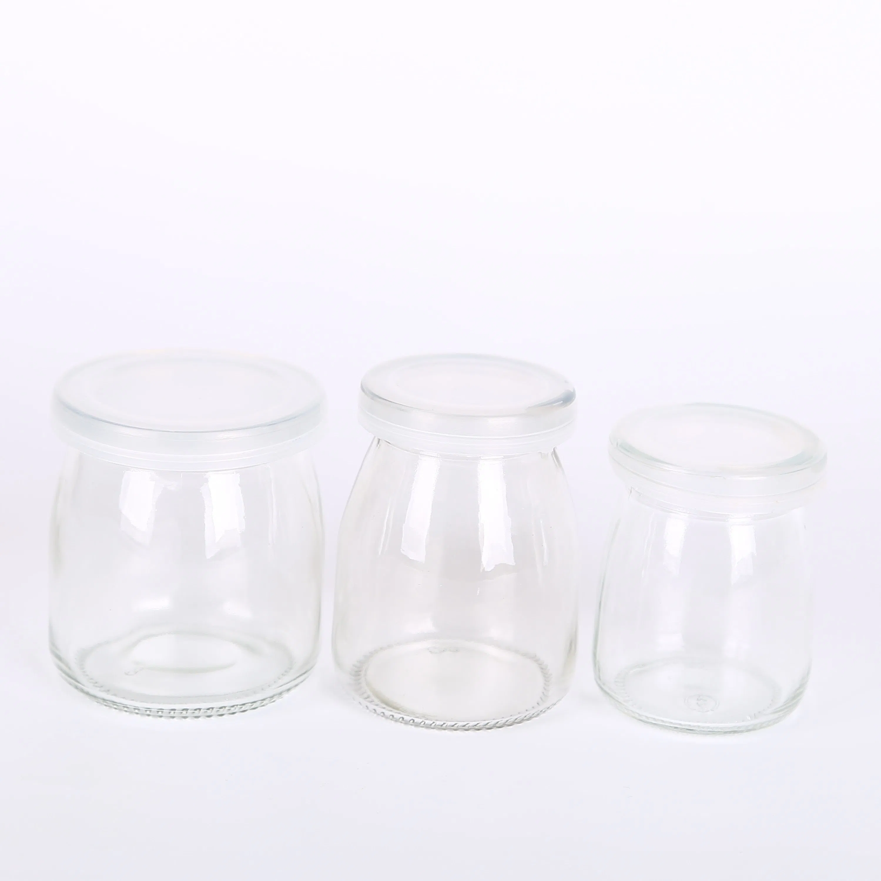 100ml Glass Pudding Jar Empty Honey Jam Yogurt Ice Cream Jar Reusable Glass Food Grade Bottle