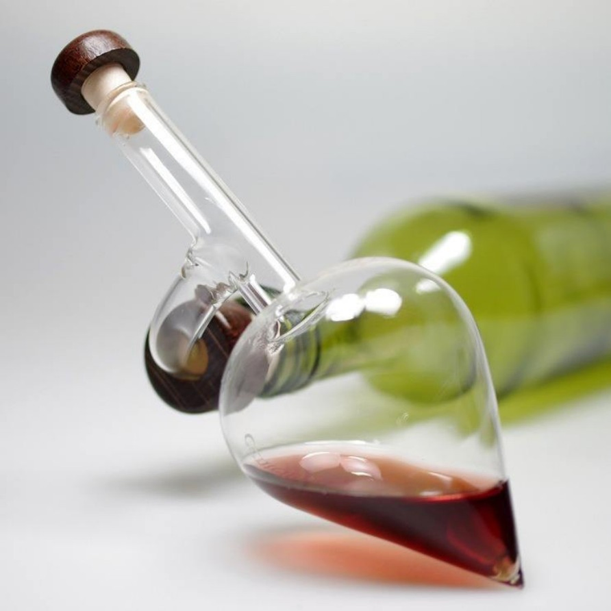 150ml Hand Blown Borosilicate Glass Wine Aerator Portable Red Wine Bottle Pourerr Luxury Wine Glasses