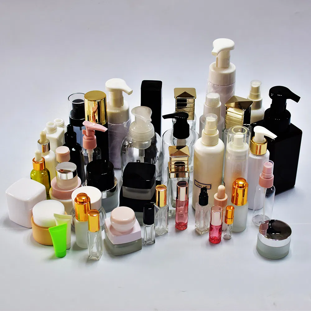 30ml 1oz Square Glass Retangular Lotion Serum Hair Oil Jar