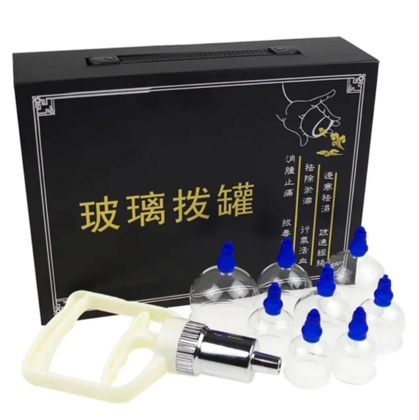 Small Mouth Glass Vacuum Cellulite Suction Cupping for Chinese Medicine Glass Cupping Therapy