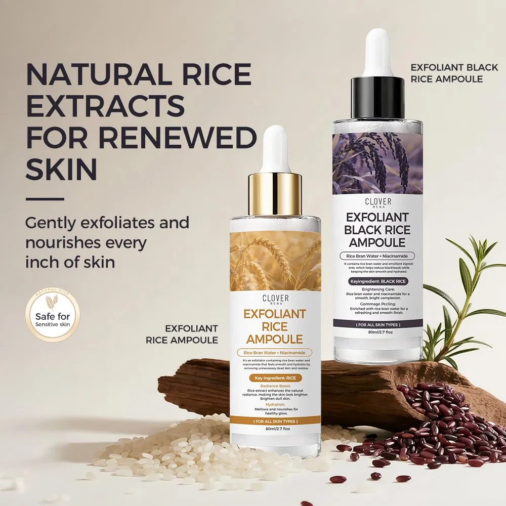 Ampoule Serum Brightens and Evens Skin Tone Smooths Rough Texture Glass Serum