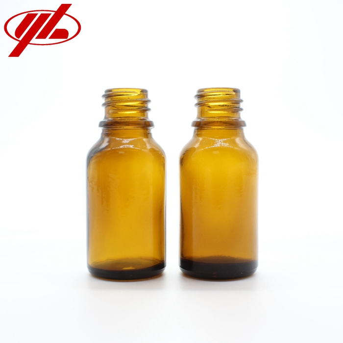 15ml Amber Glass Dropper Oil Essential Bottle with with 18mm Dropper Cap