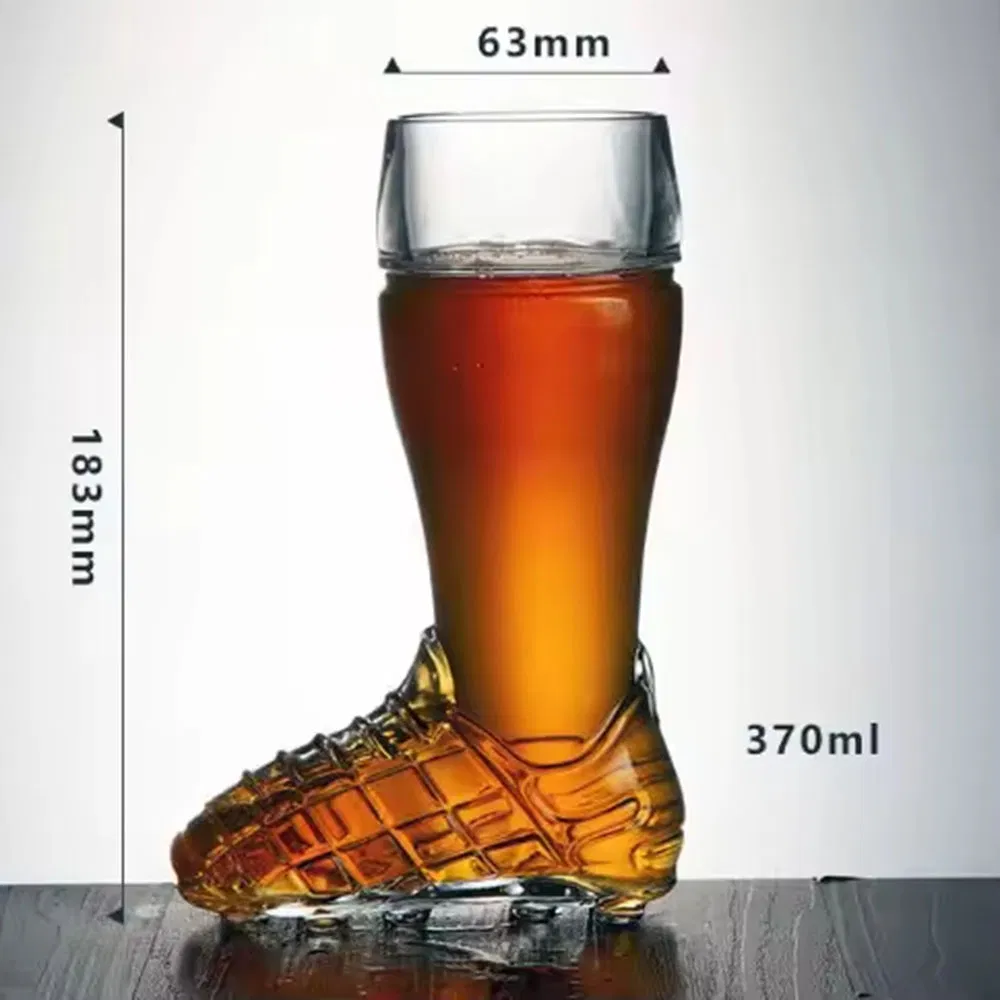 2026 Football-World-Cups Football Boot Shape Large Capacity Football Soccer Boot Design Fan Beer Glass Wine Cup