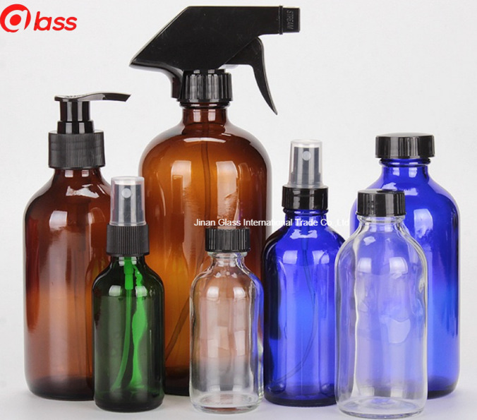 5ml 10ml 15ml 20ml 30ml 50ml100ml Clear Green Blue Amber Glass Bottle with Childproof Cap