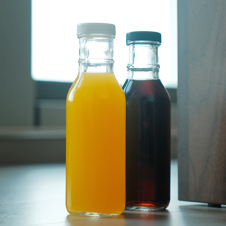 Factory Wholesale 100ml 200ml 250ml Empty Lead Free Yogurt Jelly Milk Botella De Vidrio for Juice