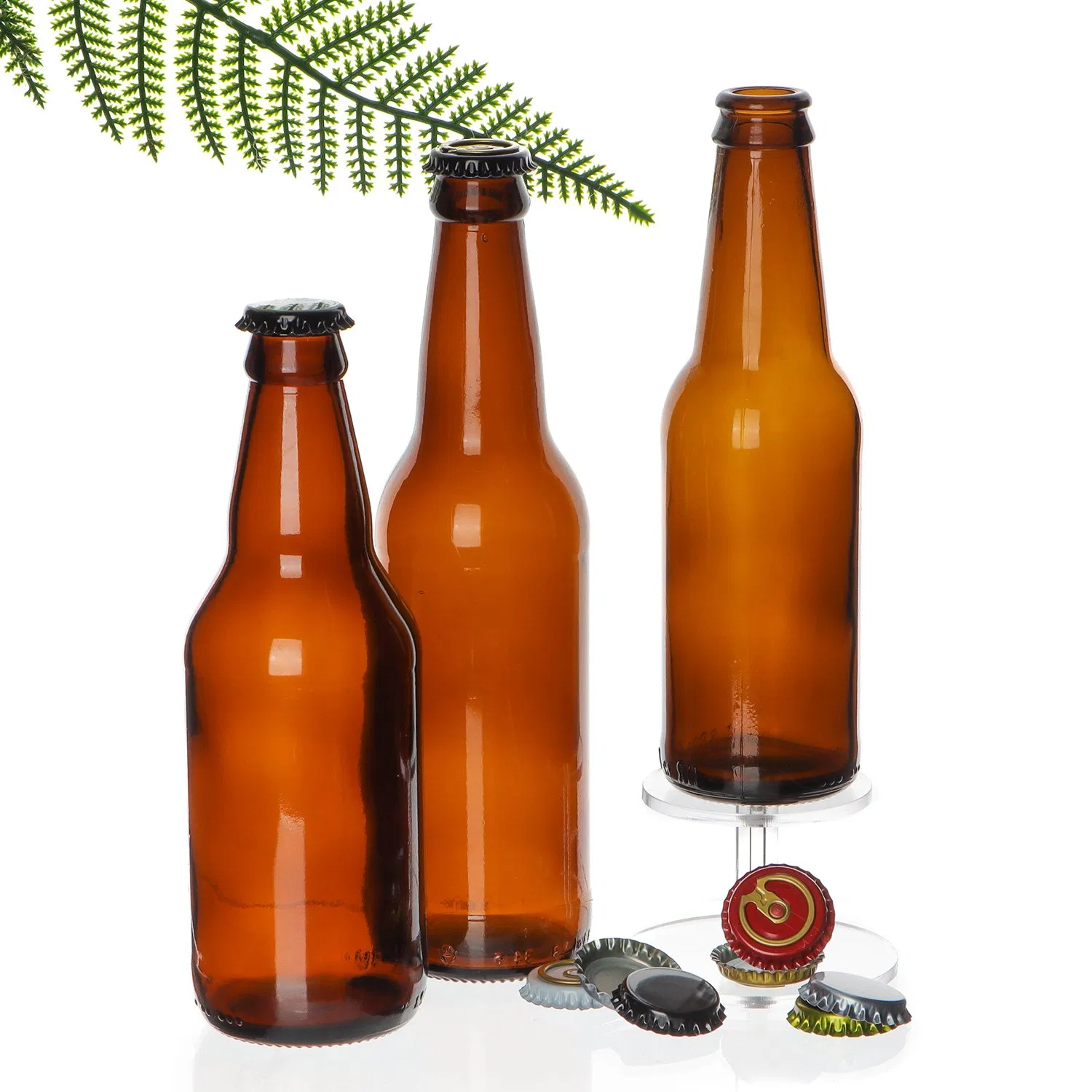 Wholesale 330ml 500ml 750ml 1000ml Swing Top Cheap Empty Amber Glass Beer Bottle