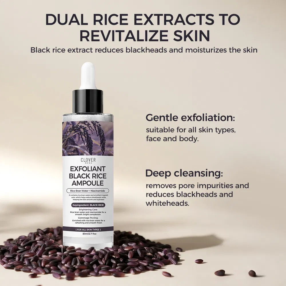 Ampoule Serum Brightens and Evens Skin Tone Smooths Rough Texture Glass Serum