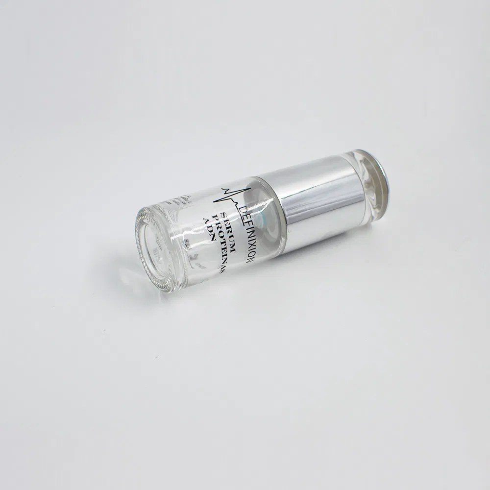 1oz Hight Quality Glass Pump Frosted Bottle for Serum Foundation Lotion