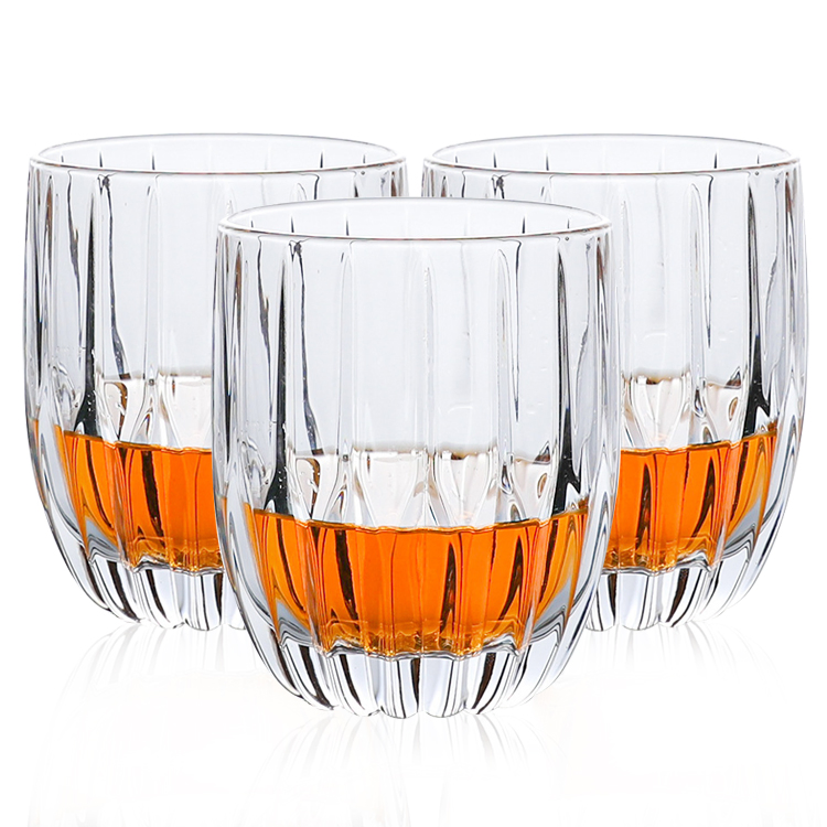Free Sample Best Whiskey Glassware 300ml Lead-Free Cocktail Glass Cups Crystal Whiskey Glasses Engraved Whiskey Glass