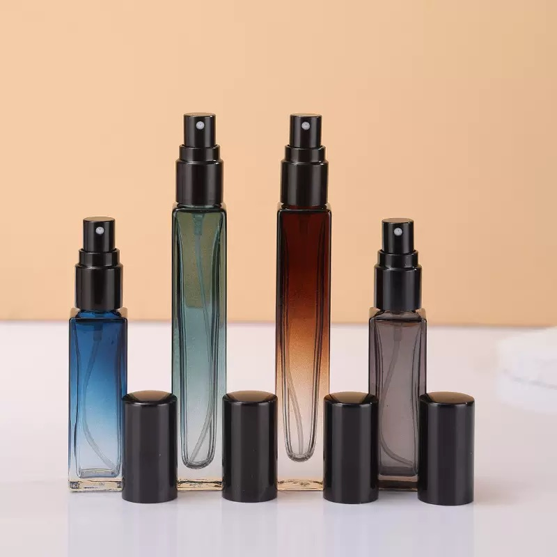 Hot Sale Empty Portable Clear Glass 5ml 10ml 15ml 20ml Mini Perfume Atomizer Bottles Custom Logo with Screw Cap
