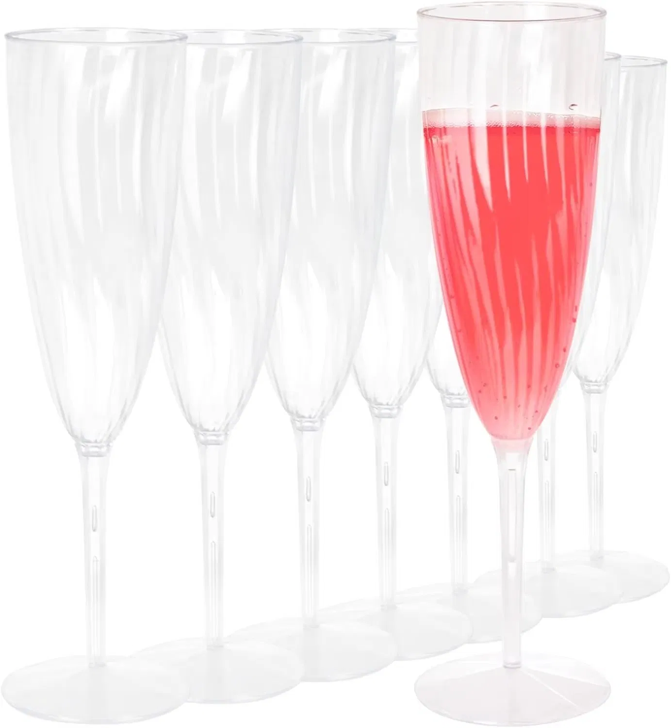 High Quality Clear Plastic Wine Glasses Disposable Wine Glass Champagne Wine