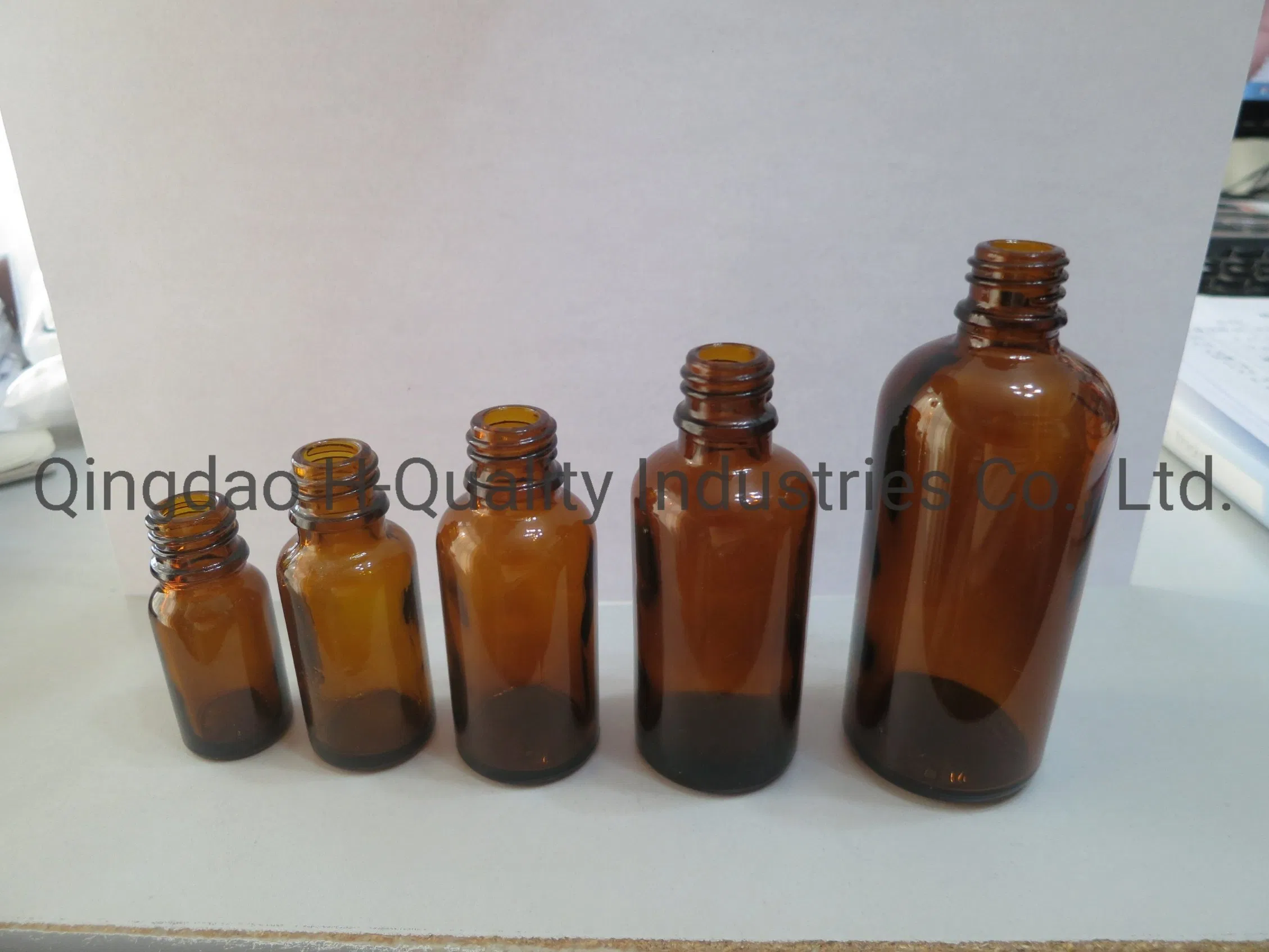 5ml/10ml/15ml/20ml/30ml/50ml/100ml Amber/Clear/Green/Blue Essential Oil Glass Bottle