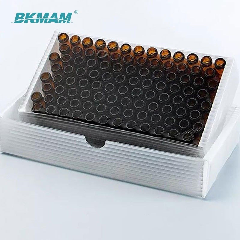 Transparent Anber Liquid Solid Vial Experimental Consumable Glass Reagent Bottles