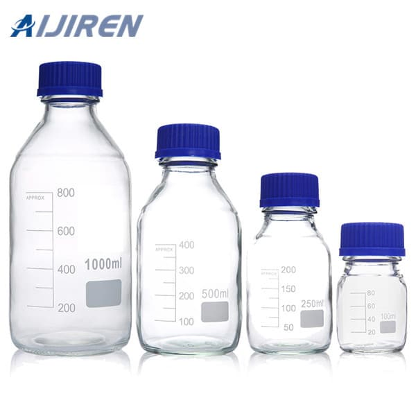 Customization 100ml - 2000ml Lab Graduated Borosilicate Glass Chemical Reagent Media Bottle with Gl45 Cap