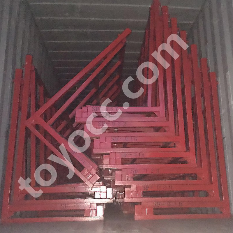 China Steel Display L Frame Storage Glass for Transportation and Storage in Factory Warehouse with CE