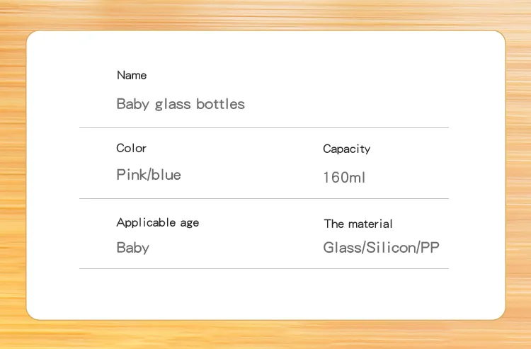 Glass Baby Milk Bottle Detail 5