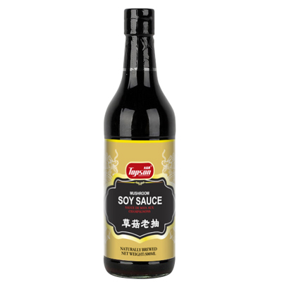 Dark Soy Sauce 500ml in Glass Bottle Naturally Brewed