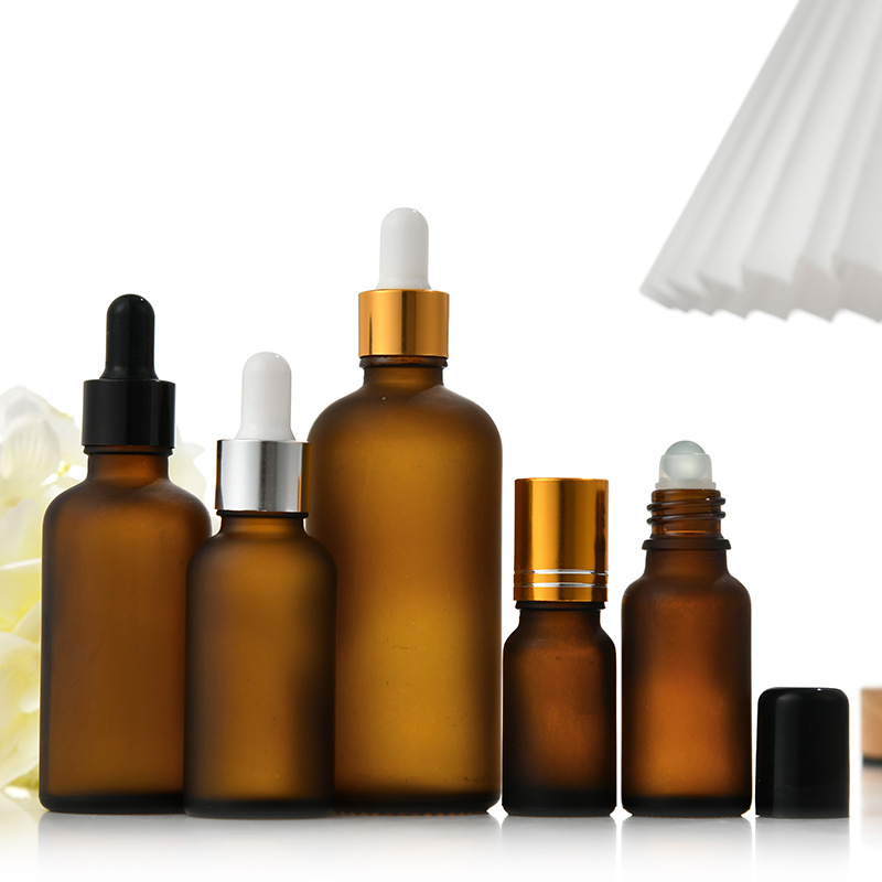 Glass Dropper Bottle Cosmetic Glass Bottle Essential Oil Bottle with Sprayer Dropper Bottle 5ml 10ml 15ml 20ml 30ml 50ml 100ml