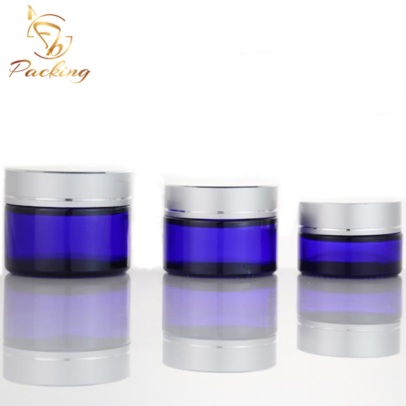 Wholesale Cosmetic Packing Bottle Cream Jar Containers with Colored Cap