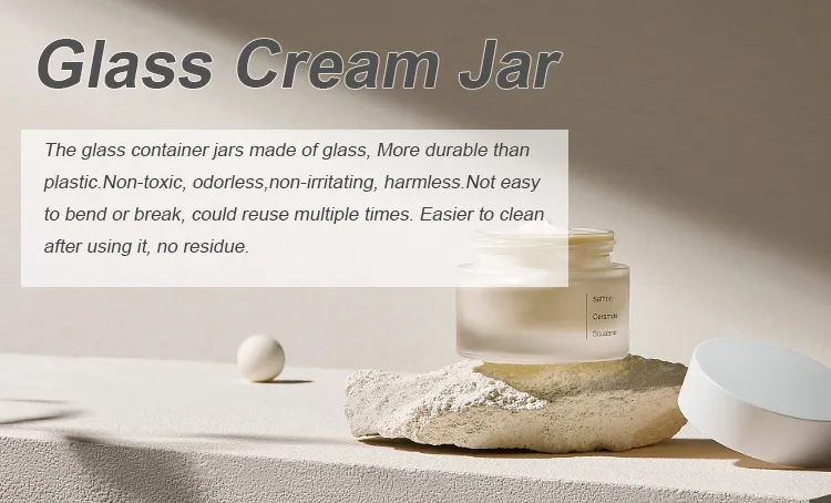 Glass Cream Jar