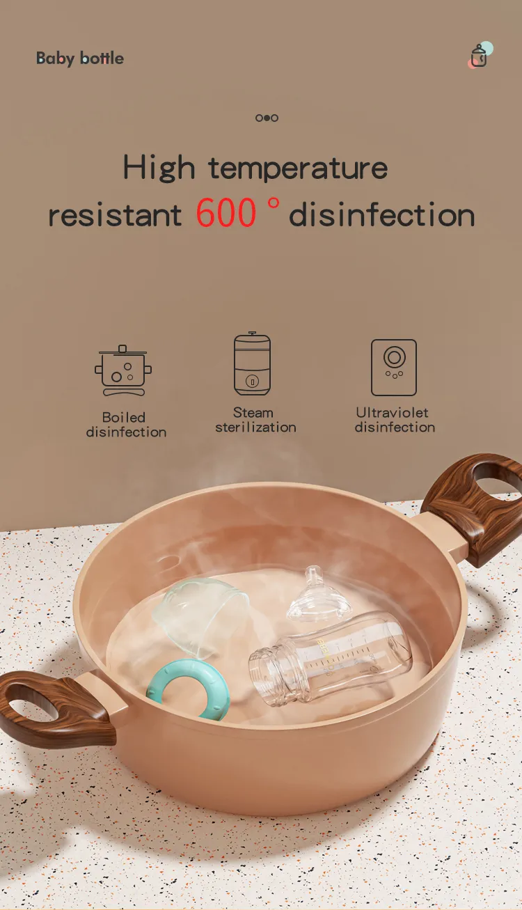 Glass Baby Milk Bottle Detail 4