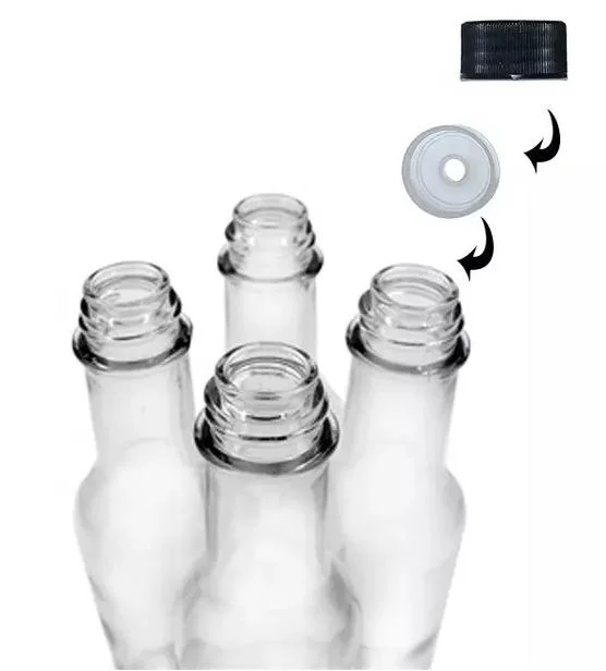 150ml Glass Bottle Chili Sauce Bottle with Lid