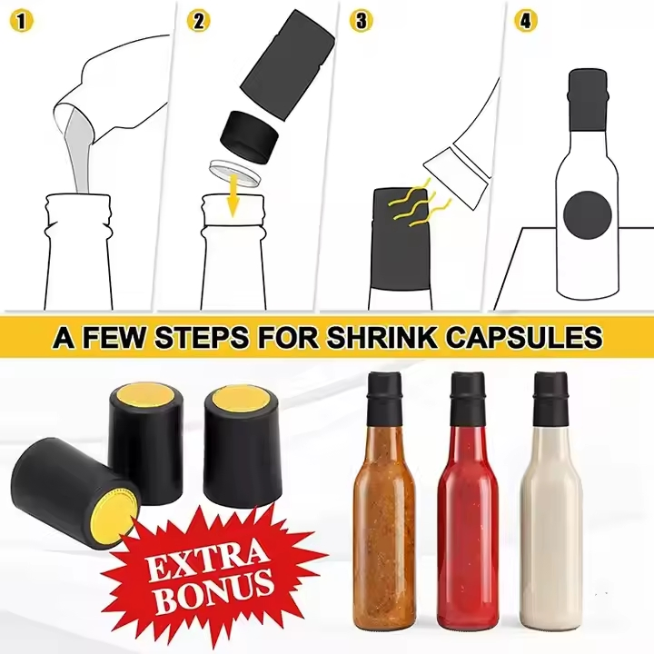 Wholesale Cylinder Shape 3oz 5oz 8oz Glass Sauce Bottle for Ketchup