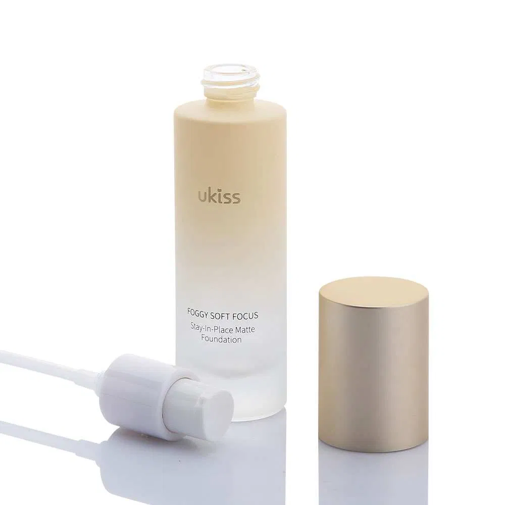 High End Cosmetic 30ml Glass Lotion Bottle with Pump Sprayer