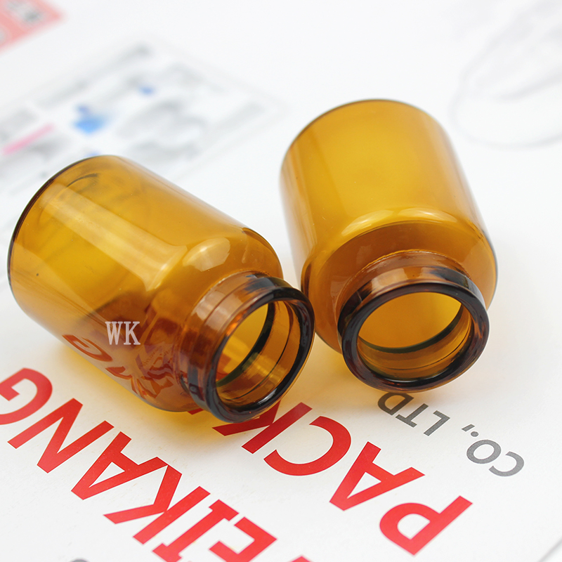 20ml Glass Amber Chemical Bottle Laboratory Reagent Bottle Glass Liquid Medicine Bottle with Stopper