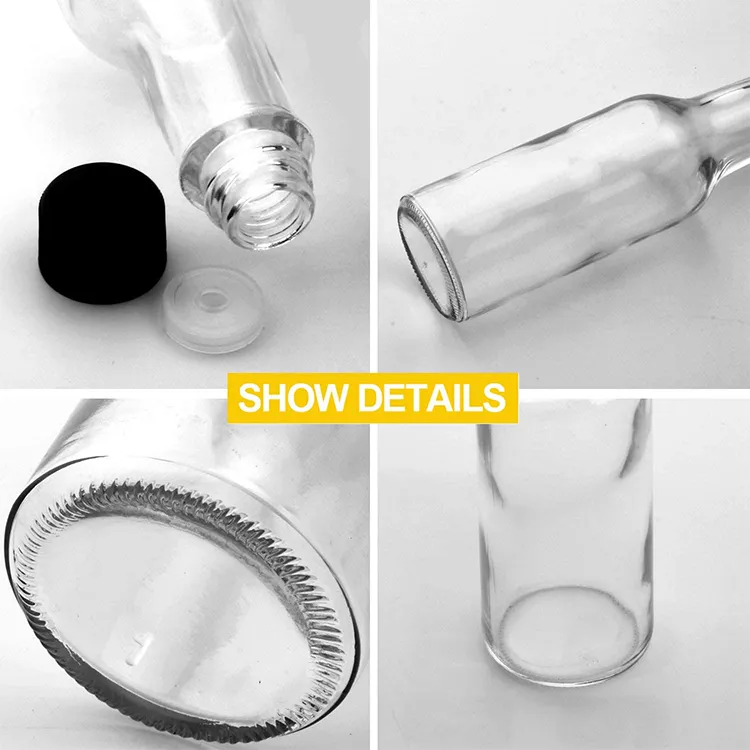 Glass Sauce Bottle 4