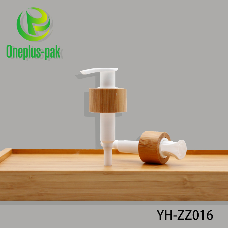 20mm 24mm 28mm Lotion Pump with Bamboo Closure