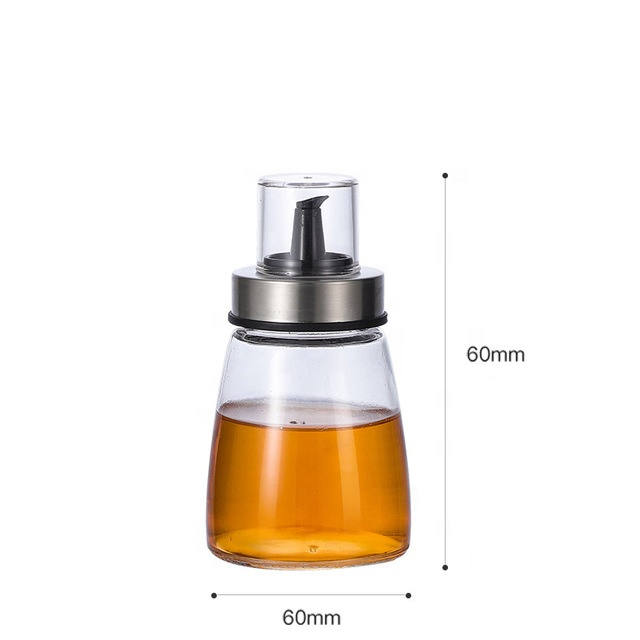 Empty Green Dark Glass Bottles for Olive Oil Vinegar or 250 Ml Label Printing Olive Oil Bottle Dispenser Easy Pour Spout Set