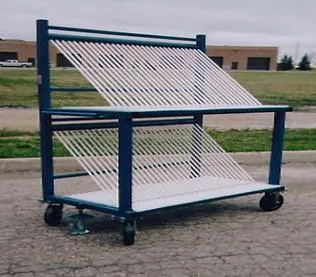 Heavy-Duty Twin Level Glass Harp Storage