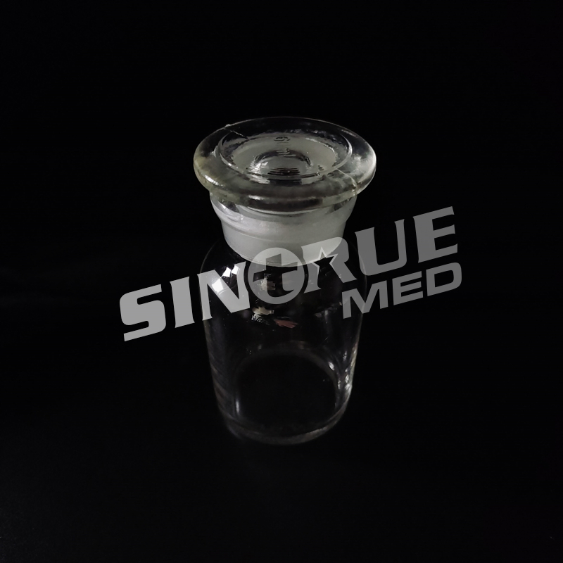 Laboratory Wide Mouth Reagent Bottle with Ground-in Glass Stopper