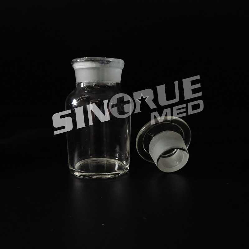Laboratory Wide Mouth Reagent Bottle with Ground-in Glass Stopper
