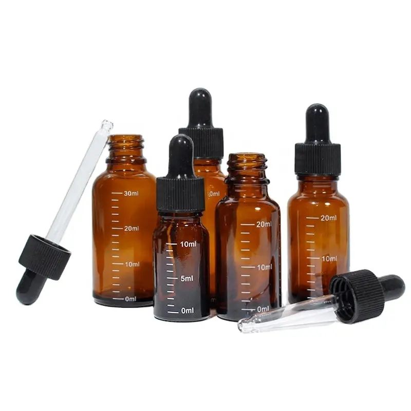High - Quality Glass Dropper Bottles with Droppers for Essential Oils Bottle